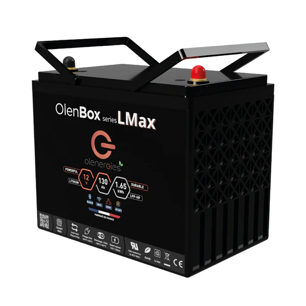 Batterie Lithium LFP 12V 135Ah LMax ECO OLENERGIES